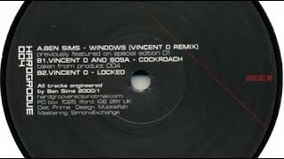 Ben Sims - Windows (Vincent D Remix) - Hardgroove 004 EP - Hardgroove ‎– Hardgroove 004