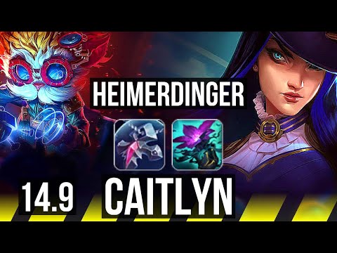 HEIMERDINGER & Blitzcrank vs CAITLYN & Ashe (ADC) | 15/3/13, Legendary | EUW Diamond | 14.9