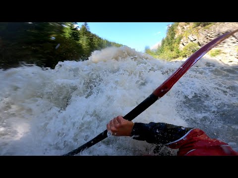 Upper Oetz: Kayaking through Diverse Water Levels - 100 and 63 cm
