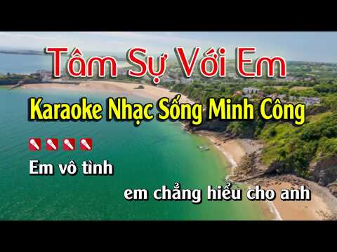 Tâm Sự Với Em Karaoke Nhạc Sống Hay Nhất - Tone Nam