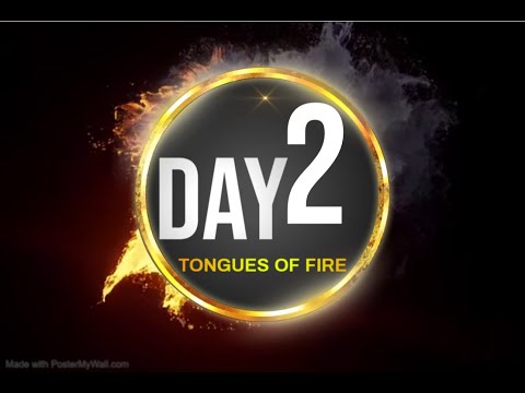 DAY-TWO-TONGUES OF FIRE-(61 DAYS OF SPEAKING IN TONGUES OF FIRE)