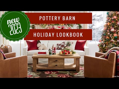 Checkout the FESTIVE Decor in the NEW POTTERY BARN...