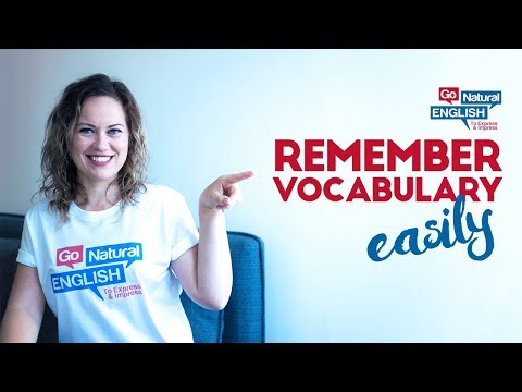 Remember Vocabulary Easily and Improve Memory | Go Natural English Lesson