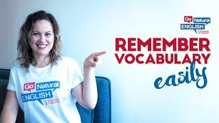Remember Vocabulary Easily with this Simple Formula! Go Natural English Lesson