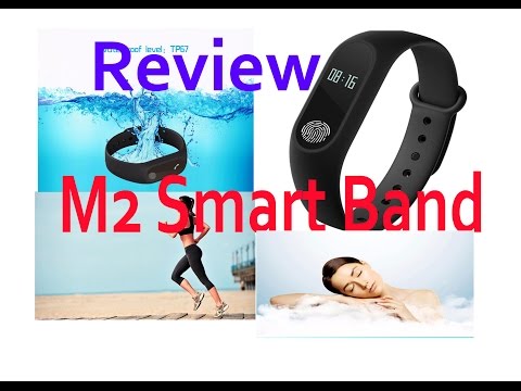 Smart Wristband M2 Smart Band Water Proof Fitness Tracker Smart Bracelet Review Video