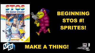 Beginning Atari ST STOS #1 Sprites. MAKE A THING!