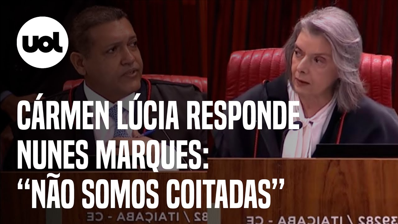 Cármen Lúcia responde Nunes Marques: 'Não queremos ser coitadas, queremos ser cidadãs iguais`