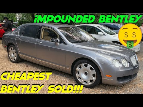 IMPOUNDED CARS GET SOLD AT KO TOWING! BENTLEY FLYING SPUR GETS AUCTIONED OFF! PUBLIC AUCTION DEALS!
