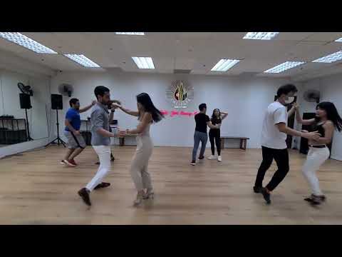 Caliente Dance Studio Singapore Bachata social dance class demo to No Guidance ft Melvin War