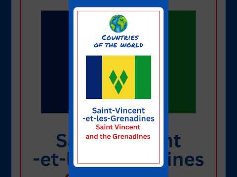 How To Say Saint Vincent and the Grenadines In French | French For Beginners