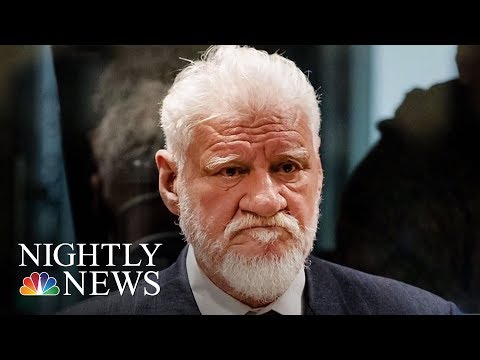 War Criminal Dies After Drinking Poison In Court | NBC Nightly News