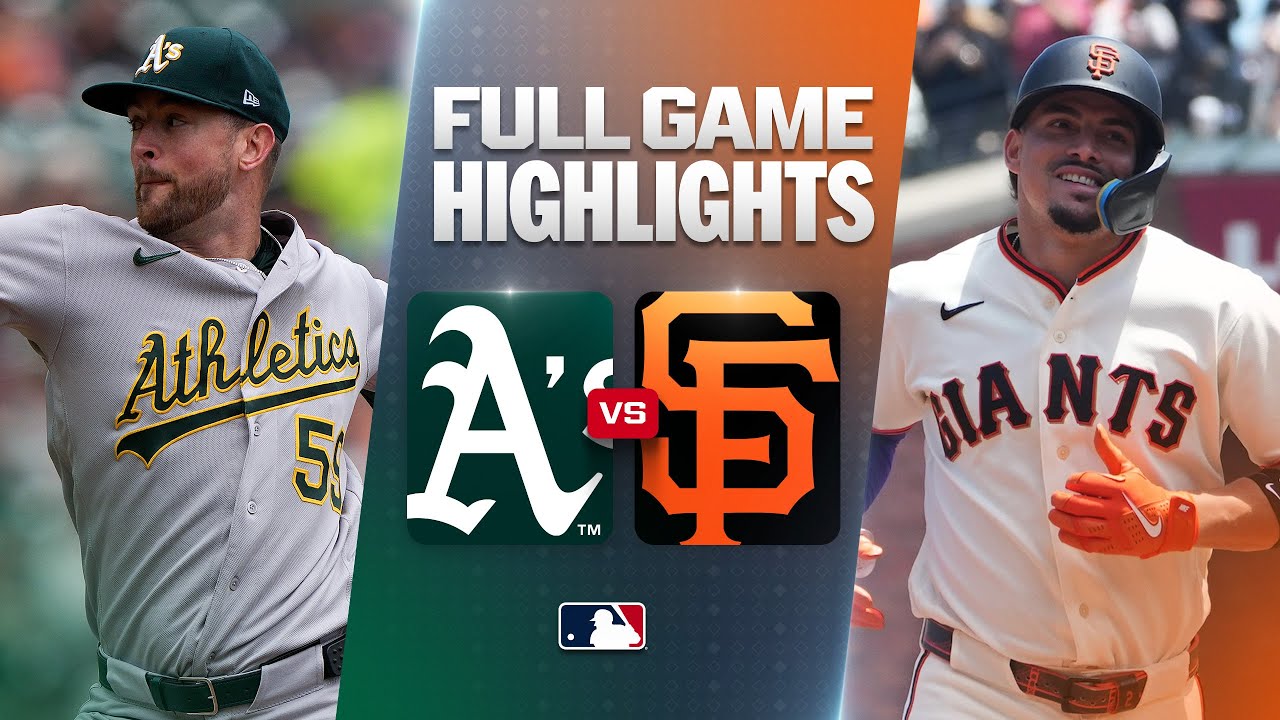 ATHLETICS vs. GIANTS: Official Full Game Highlights (June 25) | 2026 MLB Season