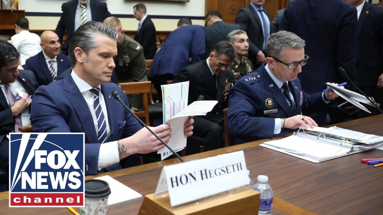Hegseth, Caine testify on Department of Defense budget