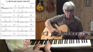 I'll Get By (As Long As I Have You - Jazz guitar & piano ( Fred Ahlert )