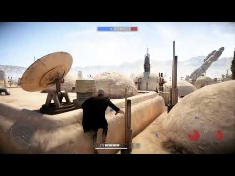 Star Wars Battlefront II: Count Dooku Gameplay: Eight Player Killstreak!!!