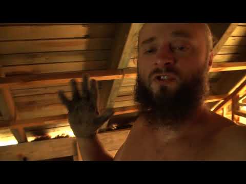 Strawbale Vlog 75 - warsztaty 3 - ścianki działowe z gliny lekkiej na poddaszu