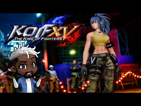 Leona Reveal Trailer KOF XV Slick Reacts