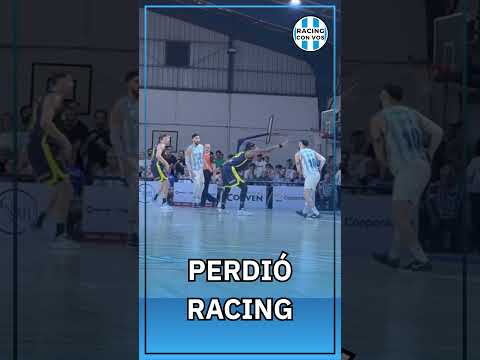 La Academia cayó ante Centenario, en Venado Tuerto, por 72-64. ¡A seguir, #Racing!
