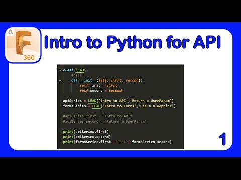 Intro to API in Fusion 360 Part 1 - Variables Objects and Classes #Fusion360API #Python