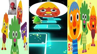 This Is A Happy Face Noodle & Pals Tiles Hop MK Puzzle