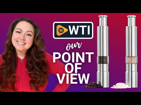 Salt and Pepper Grinder Set of 2 - WTI product video review