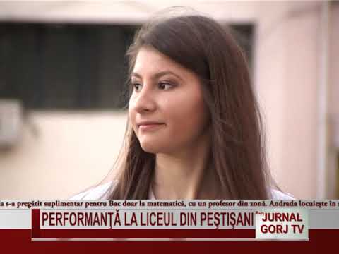 Performanţă la liceul din Peştişani