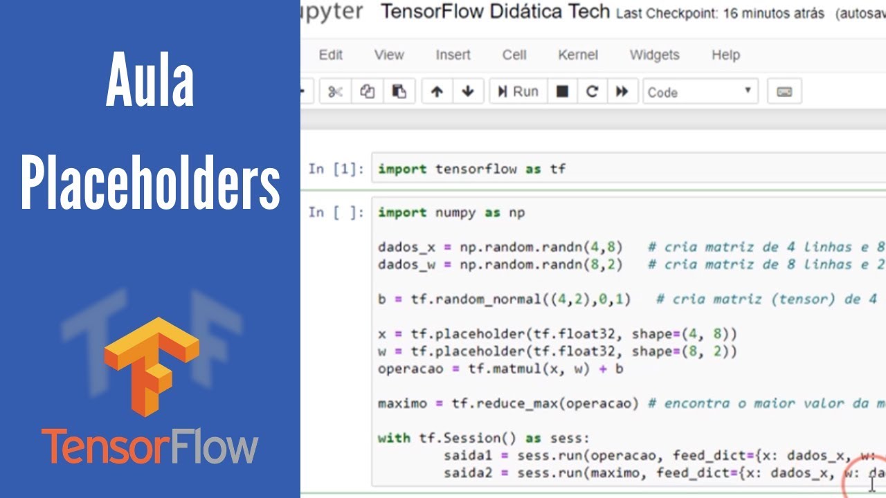 Entenda o que são placeholders no TensorFlow (Curso de TensorFlow - Aula 7)
