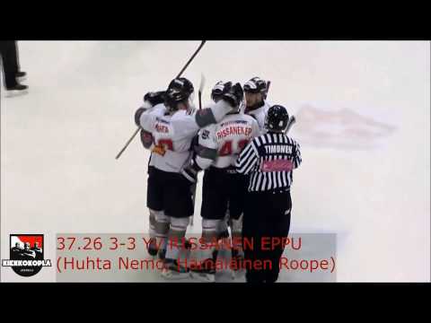 Kopla - D-Kiekko 4-3 JA. Maalikooste 15.1.2017