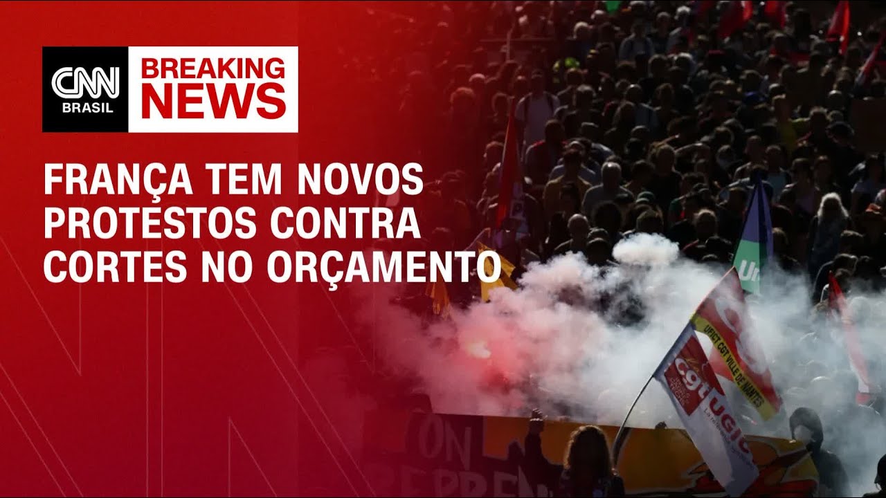Manifestantes e polícia entram em confronto na França | BASTIDORES CNN