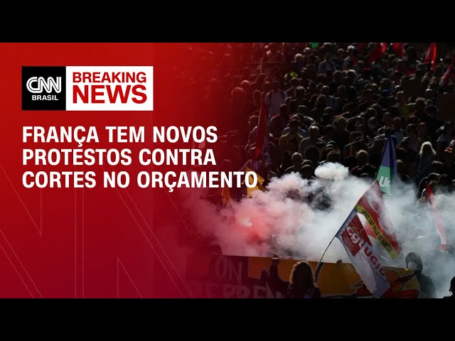 Manifestantes e polícia entram em confronto na França | BASTIDORES CNN