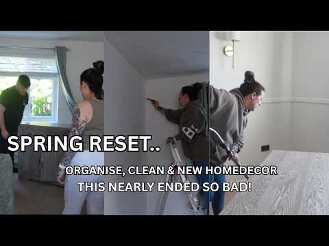 SPRING RESET, CLEAN. ORGANISE. DECLUTTER & NEW HOME DECOR ..THIS NEARLY ENDED SO BAD!