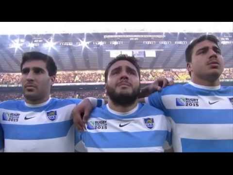 RWC 2015 Anthems - Australia vs Argentina [Semi Final]