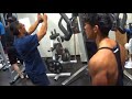 腕トレ三頭筋(ケーブルを使ったトレ)