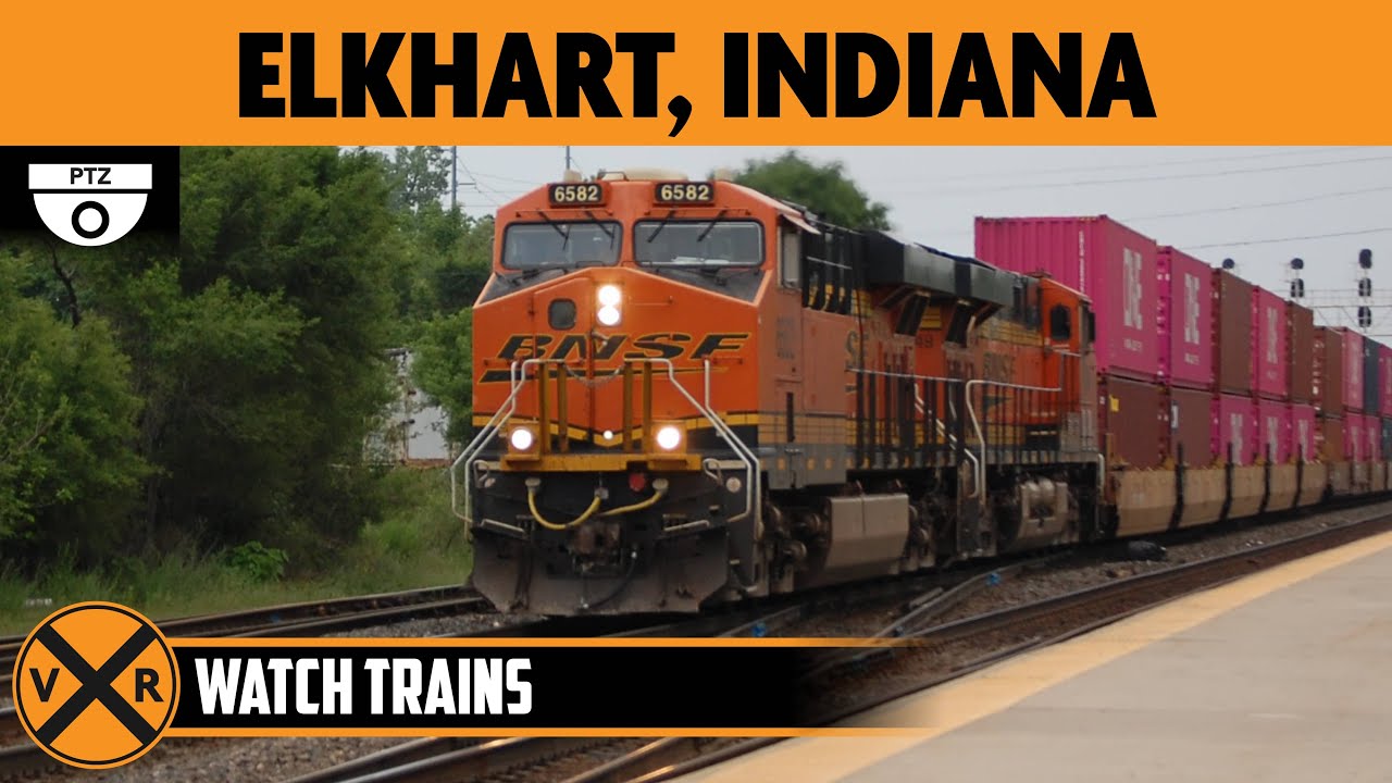Live webcam view of Cámara PTZ de Trenes Railfan, Elkhart