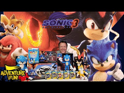 Sonic The Hedgehog 3 Official Movie Trailer Toys, Adventure Fun Toy review!