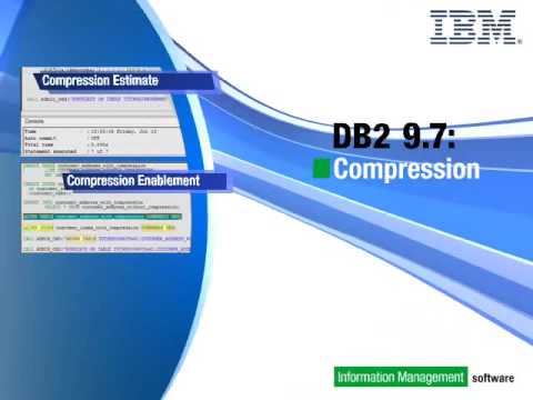 DB2 9.7 Compression