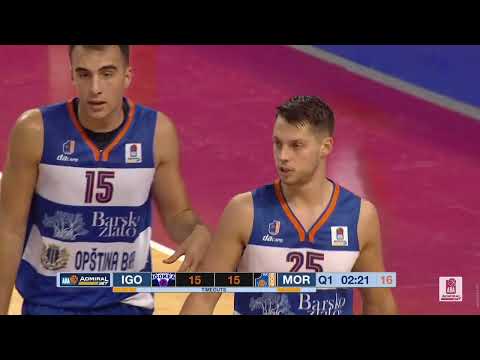 AdmiralBet ABA League 2022/23, Round 1 match: Igokea m:tel - Mornar-Barsko zlato (1.10.2022)