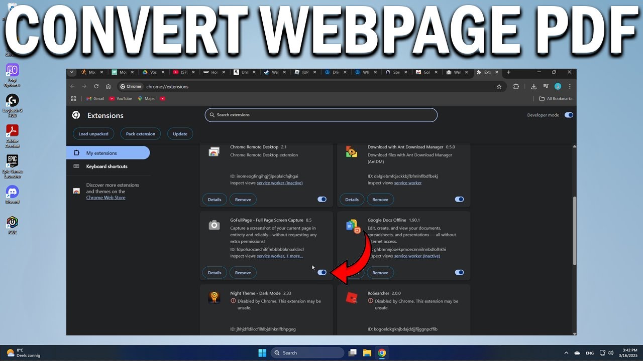 How To Convert a Webpage Into PDF Document - Easy Fix