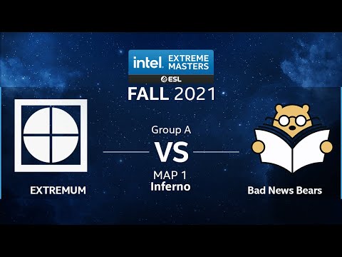 CS:GO - EXTREMUM vs. Bad News Bears [Inferno] Map 1 - IEM Fall 2021 - Group A - NA
