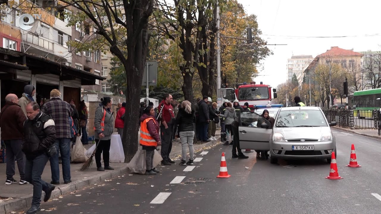 Блъснаха 11-годишно момиче на пешеходна пътека в Хасково, докато пресича на червено