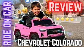 Licensed Chevrolet Colorado Ride On 12V  - Review with Anthony