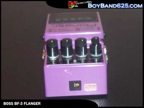 BOSS BF-3 Flanger electric guitar modulation effects pedal demo