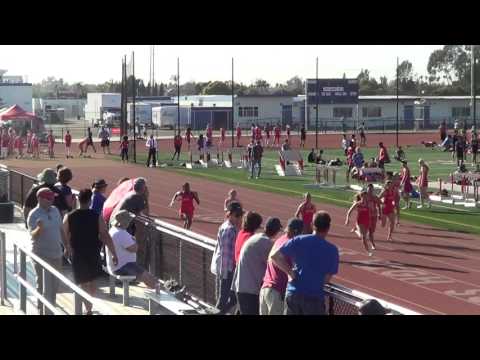 JVG 100m vs Troy 3-15-17 - Los Alamitos Girls