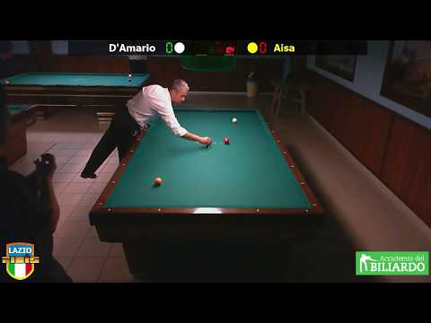 Aisa vs D'Amario - Gara Libera Territoriale Open Accademia del Biliardo Terni Settembre 2018