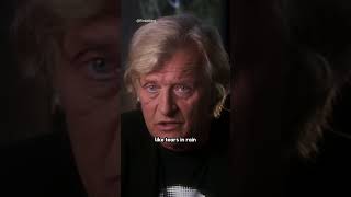 Rutger Hauer Wrote The 'Tears In Rain' Line From 'Blade Runner' #movies