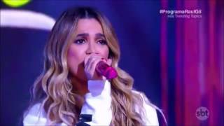 Manu Gavassi cantando Camiseta + entrevista no Programa Raul Gil