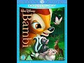 Bambi Diamond Edition UK Blu Ray Menu Walkthrough 2011