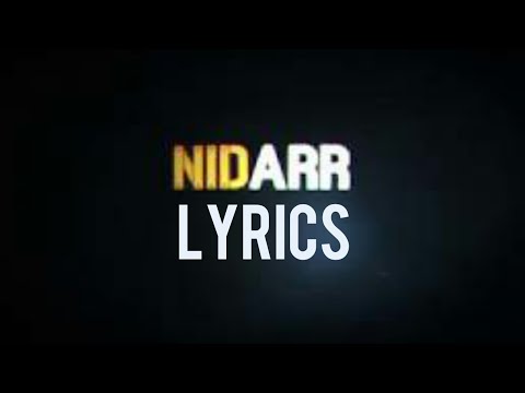 NIDARR LYRICS DENO JAMES