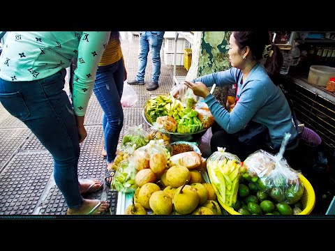 Fresh Foods At Phnom Penh Central Market, Food And People Activities