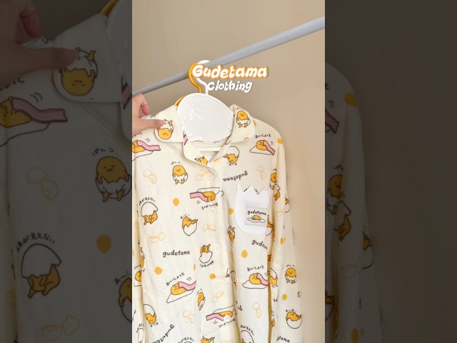 Vídeo relacionado con Sanrio Gudetama a quien le importa Camiseta Unisex-Adultos Manga Corta T-Shirt Gris Talla S